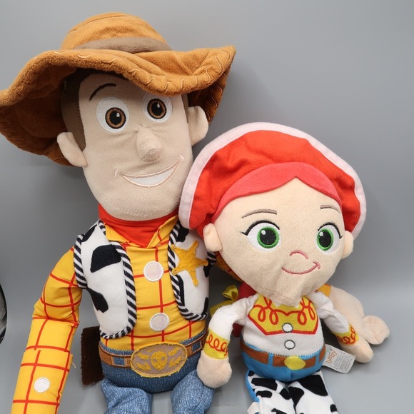 Disney Other - Disney Toy Story 25" Woody And 16" Jesse Plush Soft Doll Stuffed Lot Set